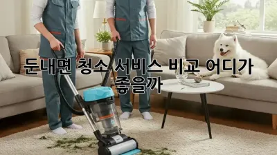 둔내면 청소 서비스 비교: 어디가 좋을까? 🤔✨